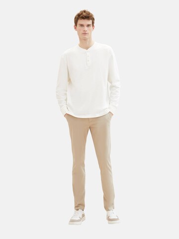 Regular Pantalon chino TOM TAILOR en beige