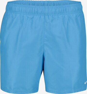 Nike Swim Regular Athletic Swim Trunks in Blue: front