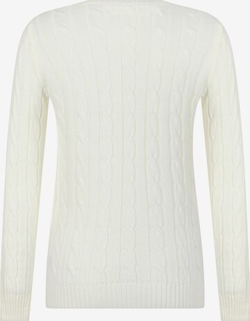 DENIM CULTURE Sweter 'Luisa' w kolorze biały