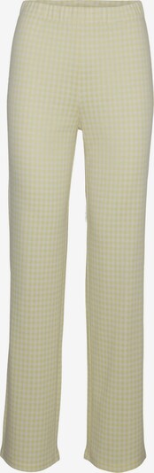 VERO MODA Панталон 'Kida' в жълто / бяло, Преглед на продукта