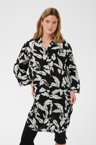 Kaffe Košeľové šaty 'KAHildur' - Čierna: predná strana