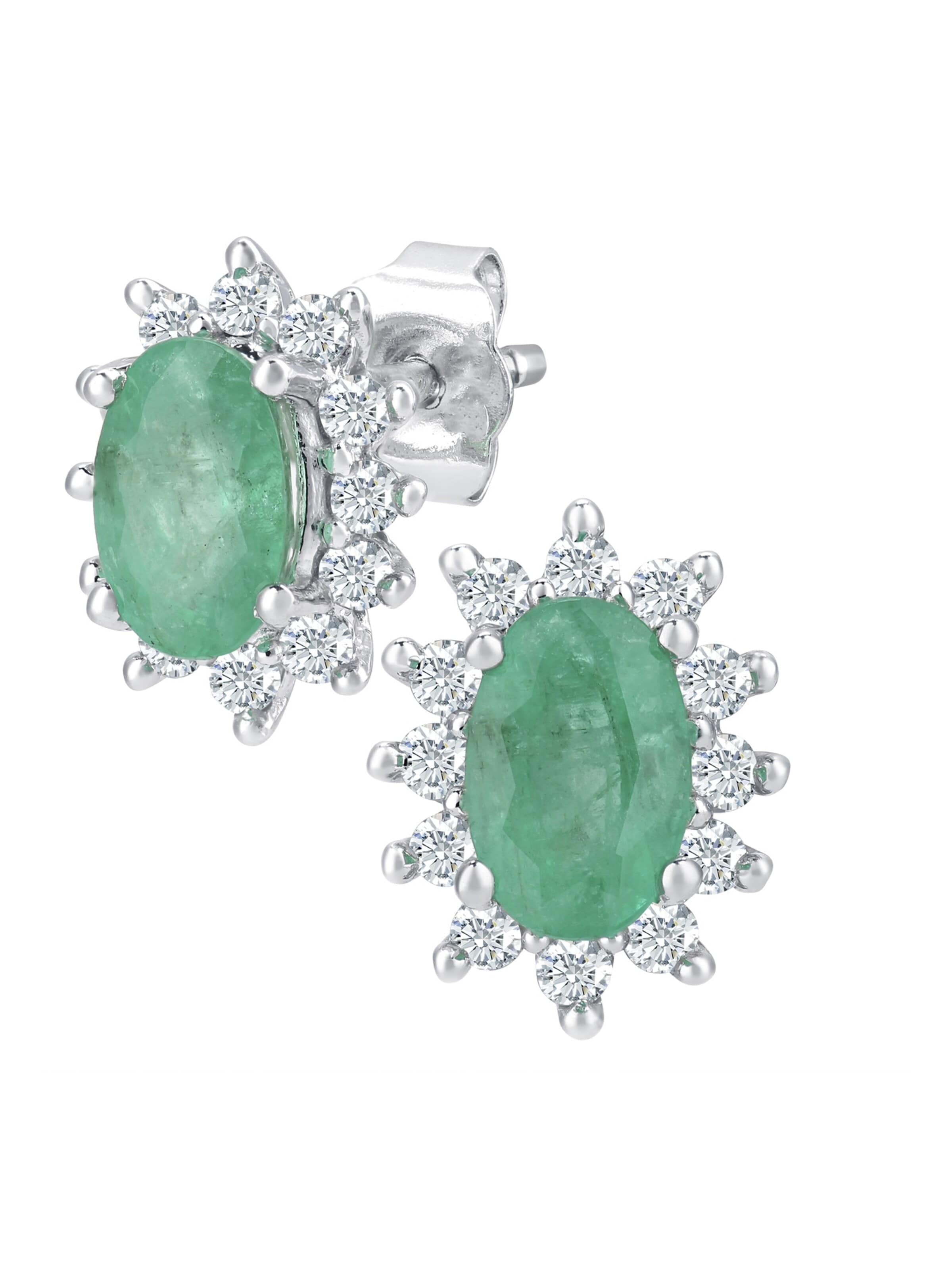 DIAMANT LETERNEL Ohrringe‌‌‌‌‌‌‌‌‌‌ in Silber: Vorderseite