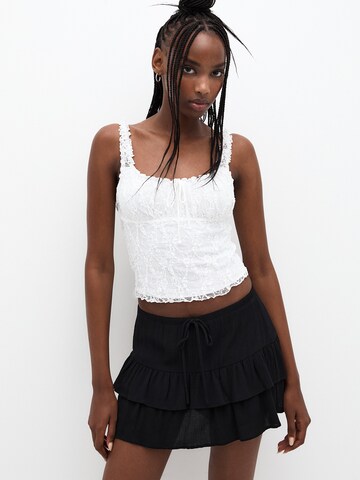 Pull&Bear Skirt in Black: front