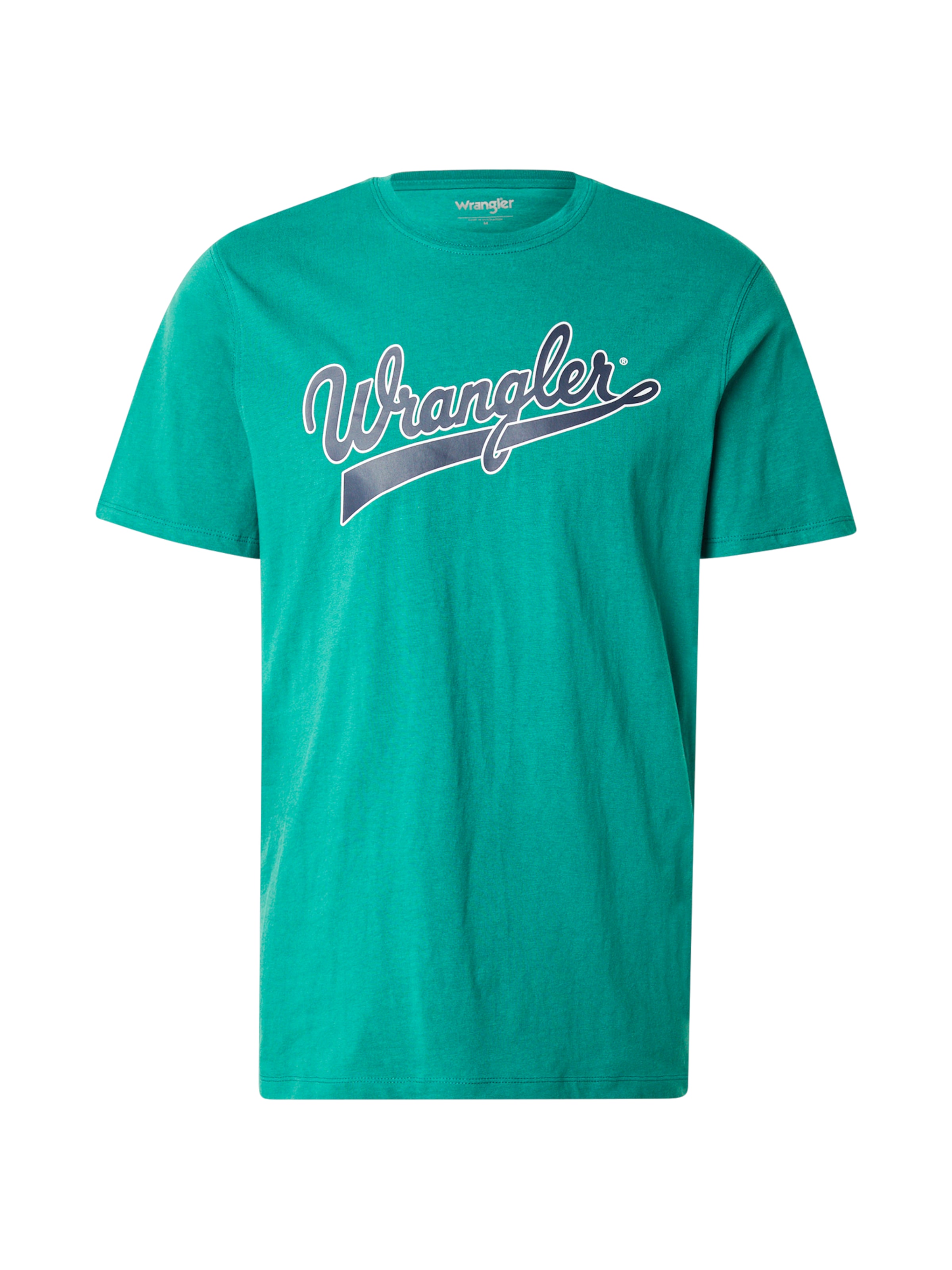 WRANGLER Póló - zöld: elől