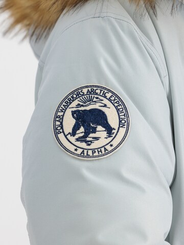 ALPHA INDUSTRIES Zimska jakna 'Polar' | siva barva
