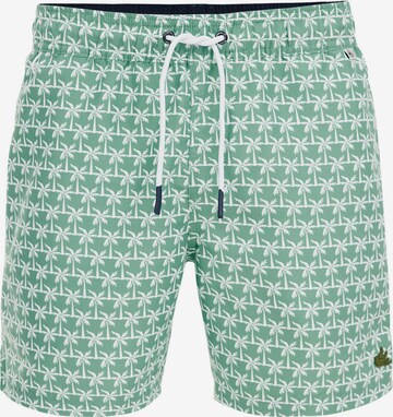 Shorts de bain WE Fashion en vert : devant