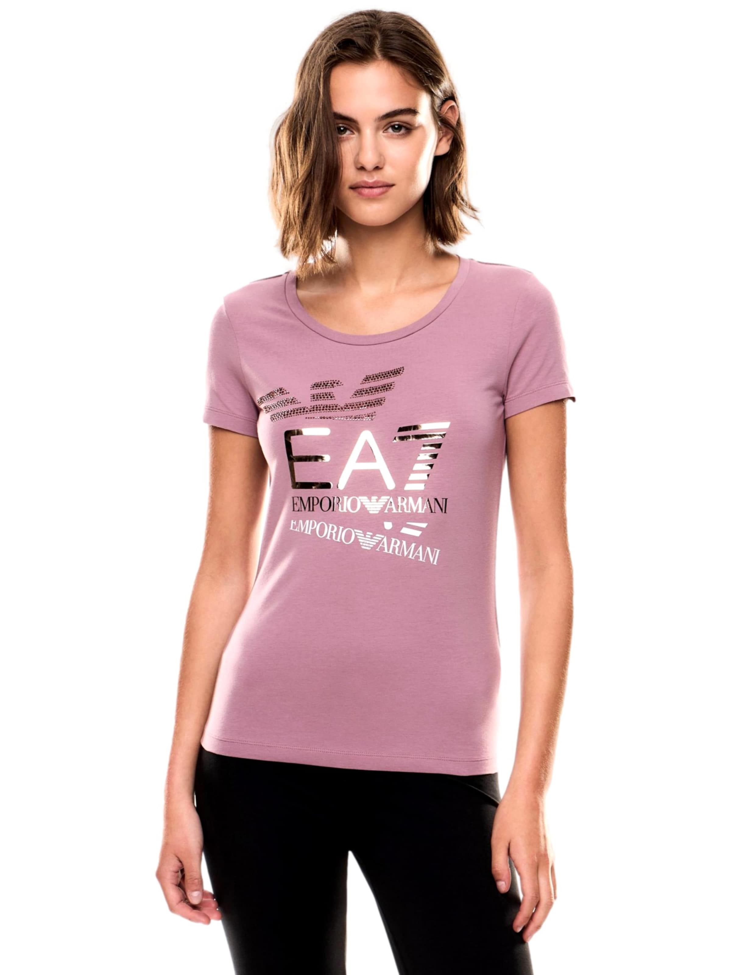 EA7 Emporio Armani Shirt in Pink: front