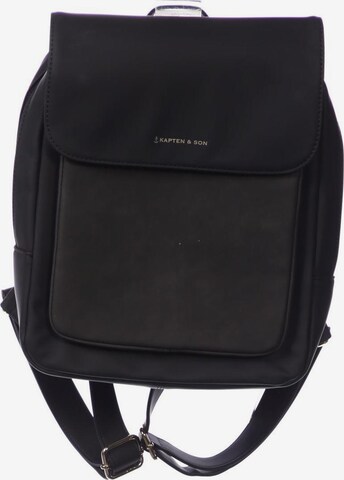 Kapten & Son Backpack in One size in Black: front
