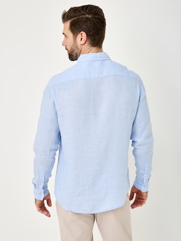 REDPOINT Regular Fit Hemd in Blau