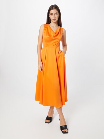 Closet London Jurk in Oranje: voorkant