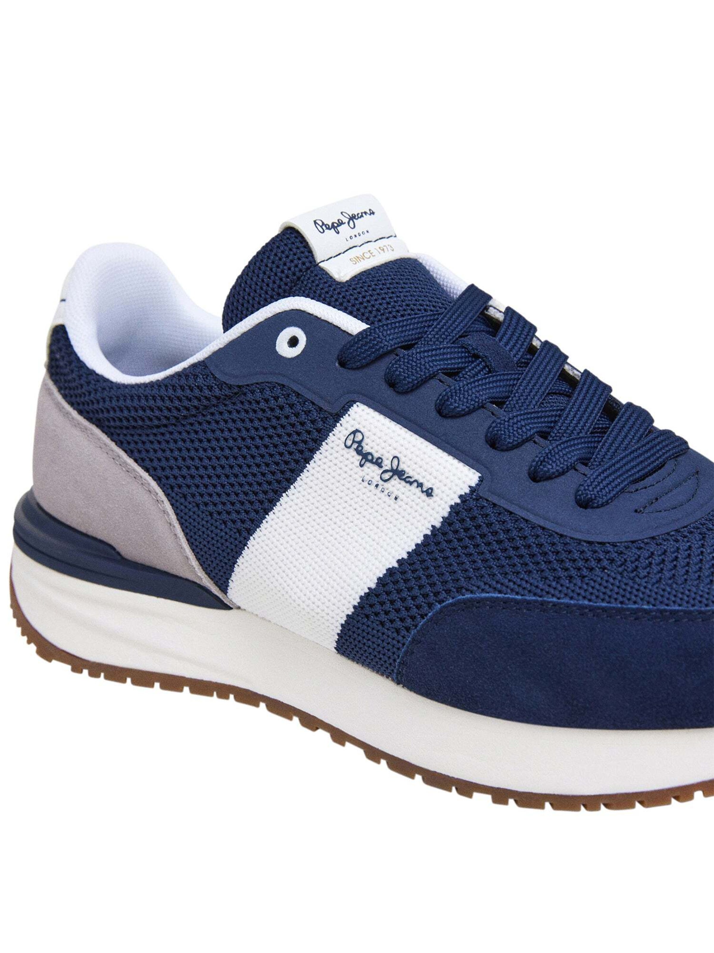 Baskets basses 'Buster' Pepe Jeans en bleu