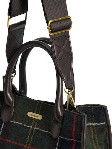 Barbour - Bolso de hombro 'BARRHILL TARTAN TOTE BAG LBA0423' en verde