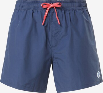 North Sails Zwemshorts in Blauw: voorkant