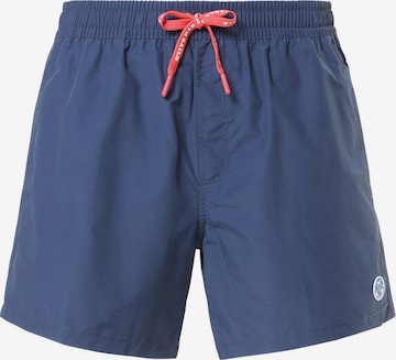 Shorts de bain North Sails en bleu : devant