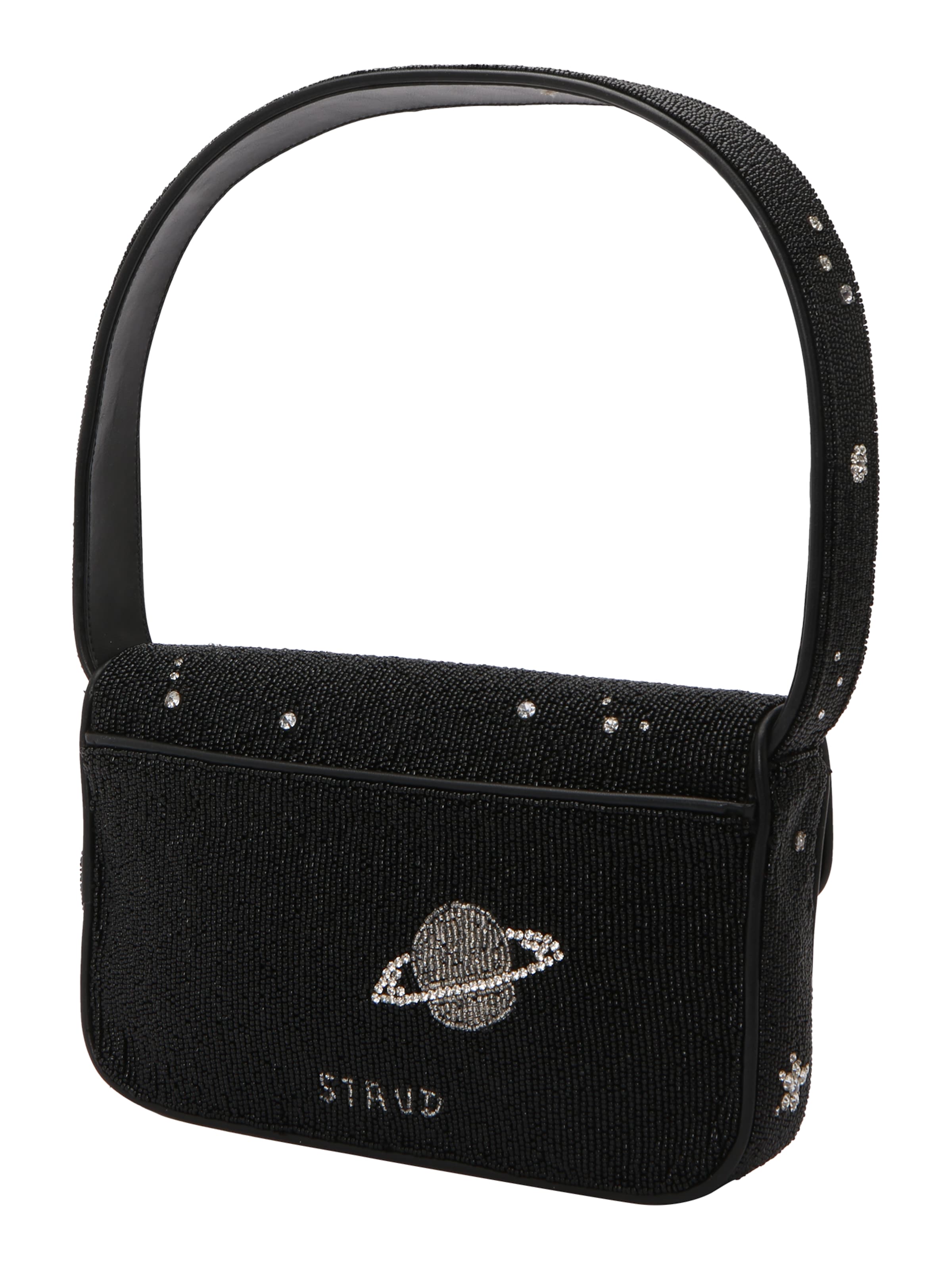 Staud Schultertasche in Schwarz