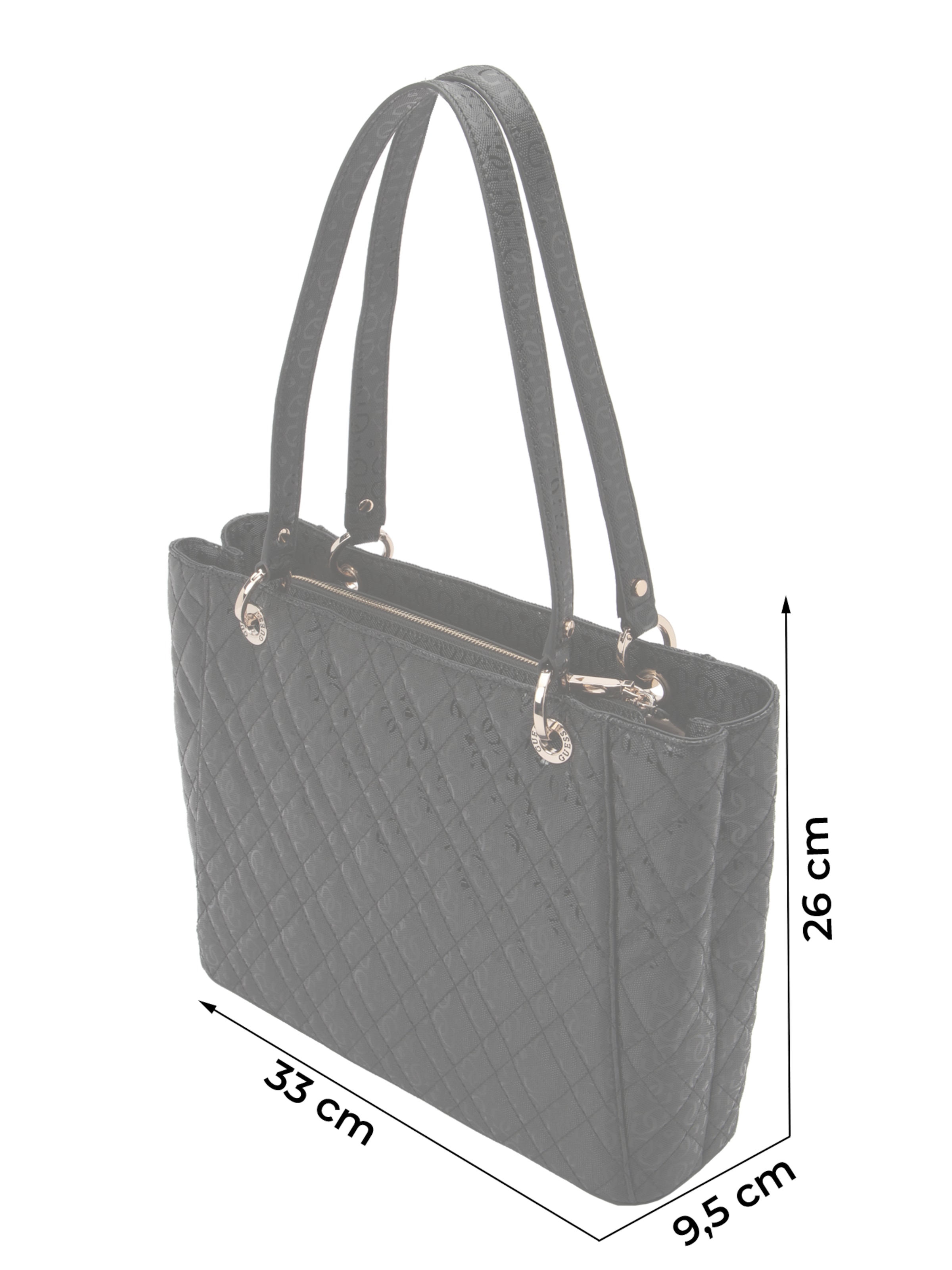 GUESS Nákupní taška 'ISEMAY NOEL' – černá