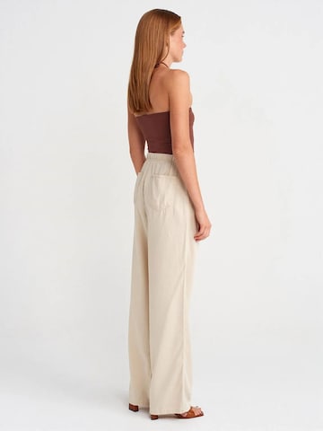 Dilvin Wide Leg Hose in Beige