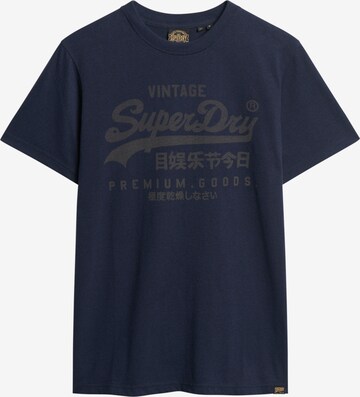 Superdry Shirt in Blauw: voorkant