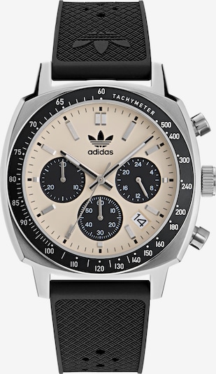 ADIDAS ORIGINALS Uhr in beige / silber / weiß, Produktansicht
