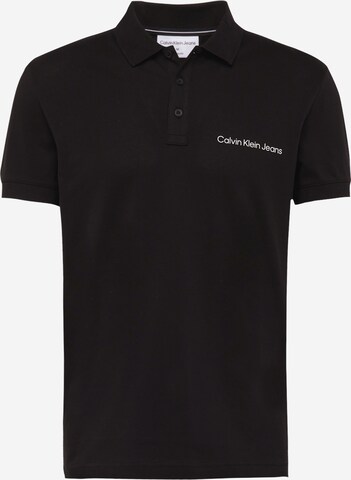 Calvin Klein Jeans Poloshirt in Schwarz: predná strana