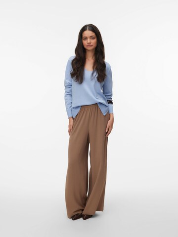 Wide leg Pantaloni di VERO MODA in marrone