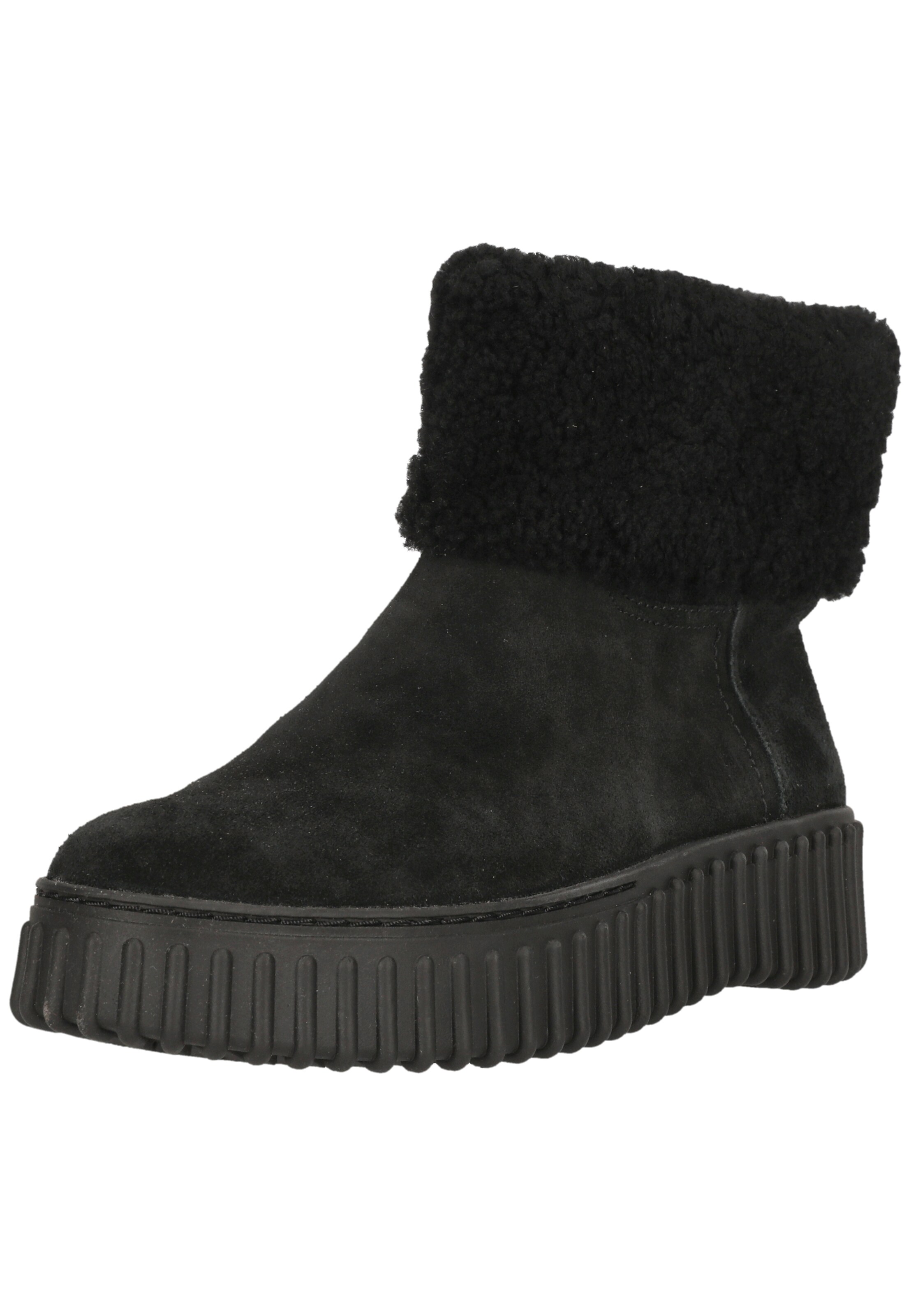CLARKS Snow boots 'Torhill Turn Black WLined' in Black: front