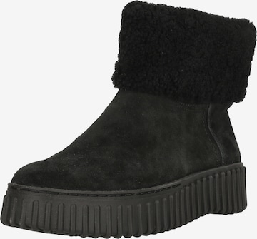 CLARKS Snowboots 'Torhill Turn Black WLined' in Zwart: voorkant