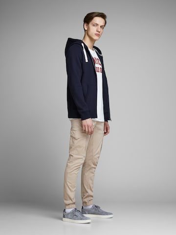 JACK & JONES Tapered Cargo nadrágok 'Paul Flake' - bézs