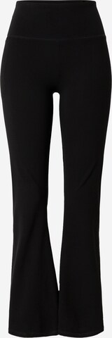 Evazați Leggings de la HOLLISTER pe negru: față