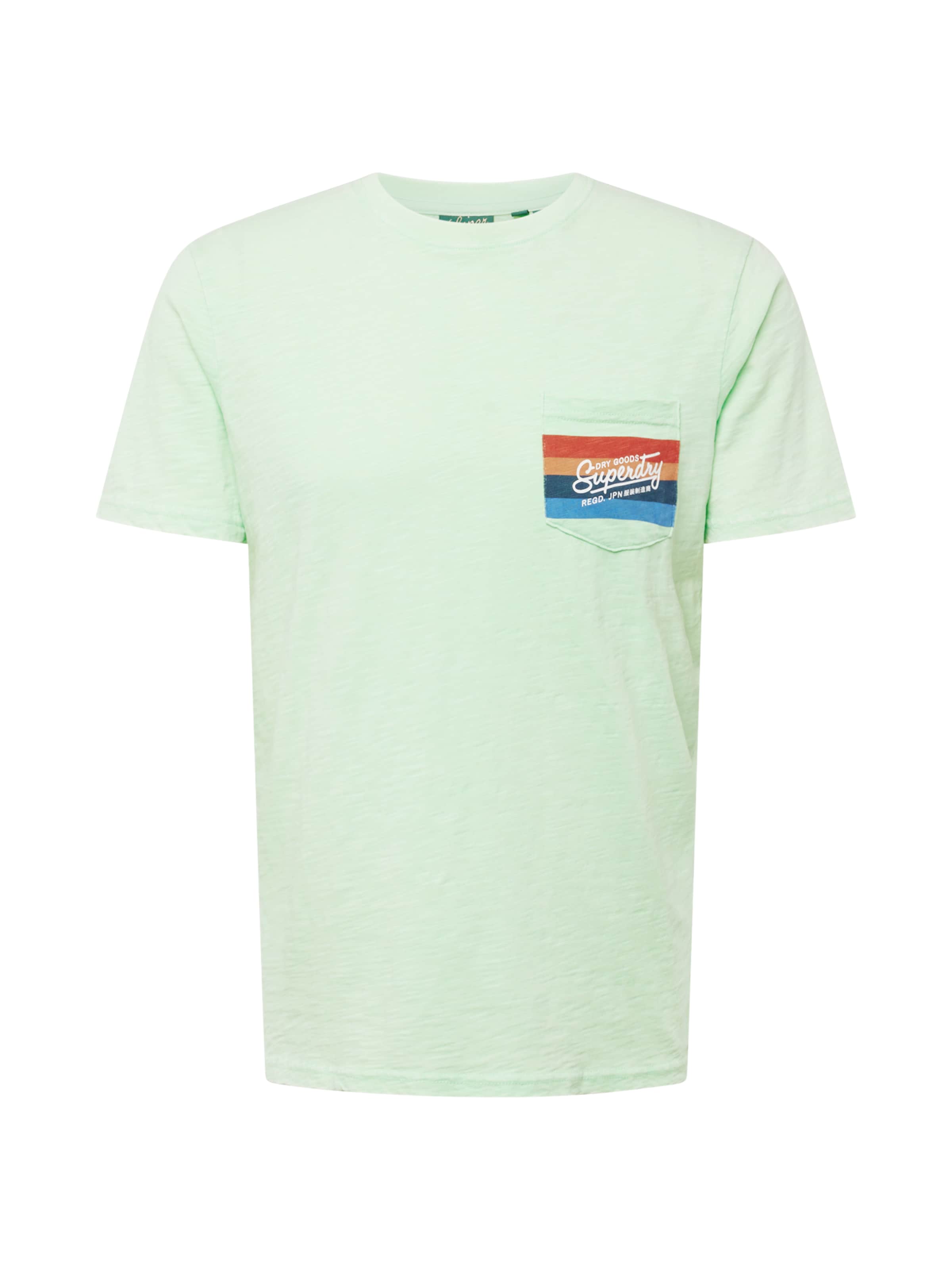 Superdry & Co Tričko 'Cali' - Zelená: predná strana