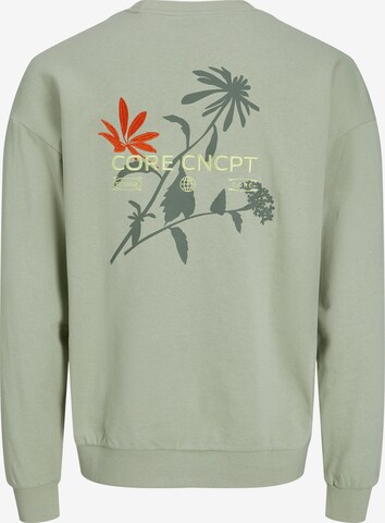 JACK & JONES Sweatshirt 'Stagger' in Green