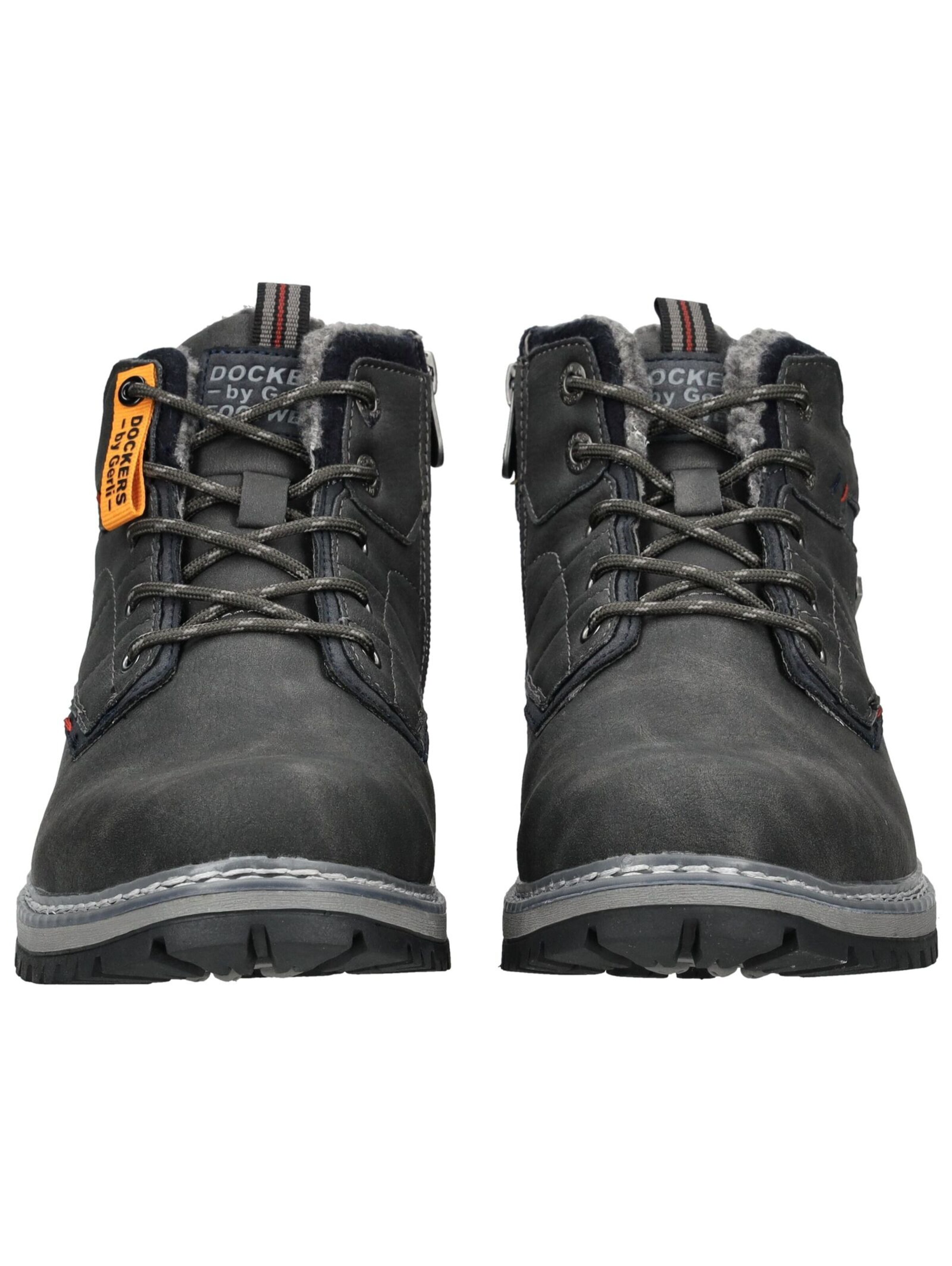 Dockers by Gerli Lace-Up Boots in Grey