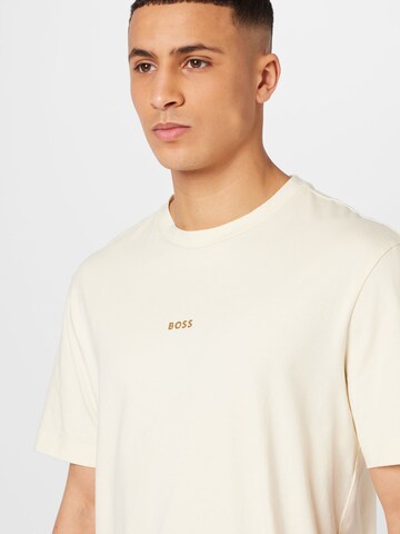 BOSS Orange T-Shirt 'Chup' in Beige