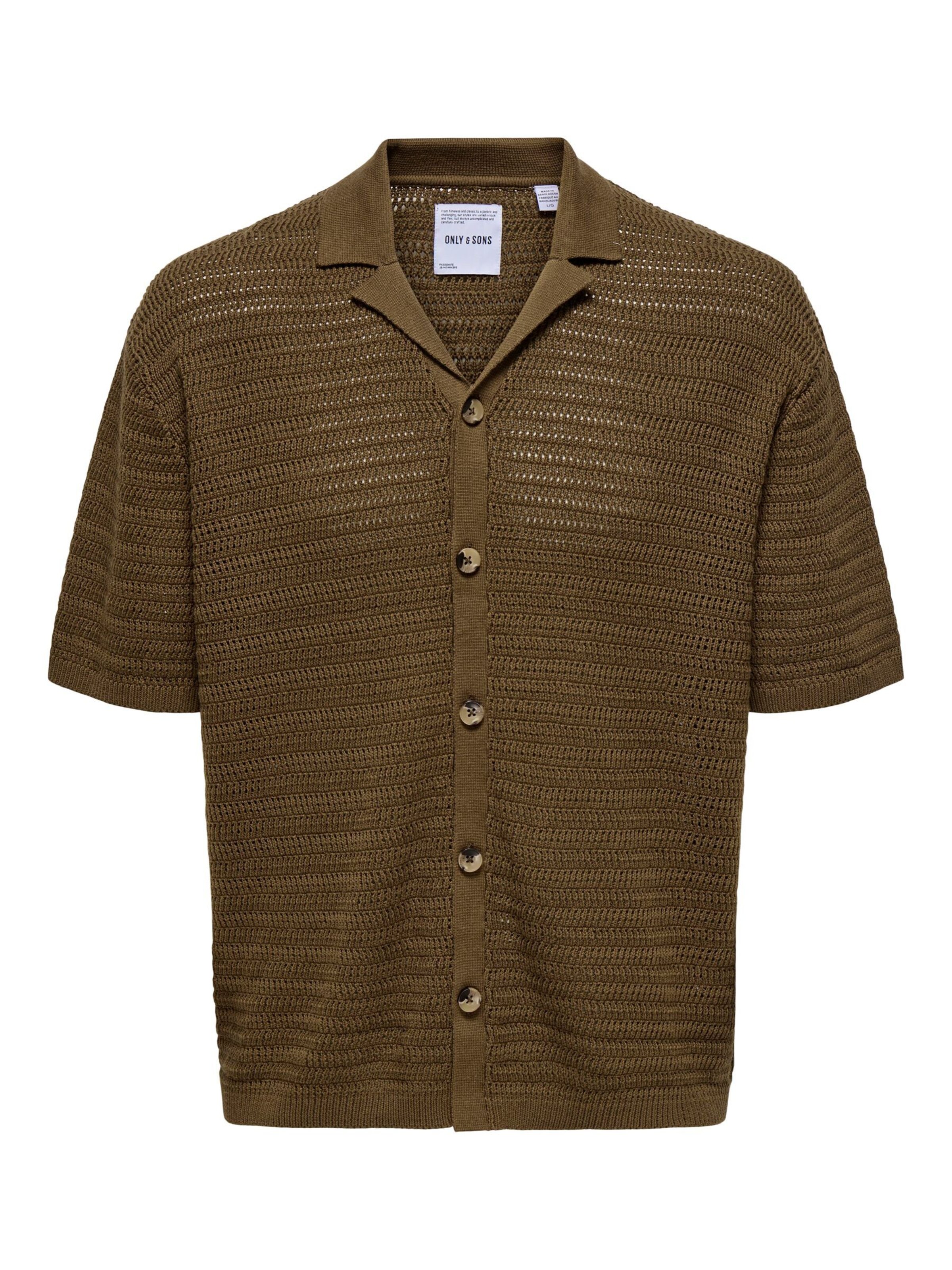 Only & Sons Cardigan 'ONSThiago' i brun: forside