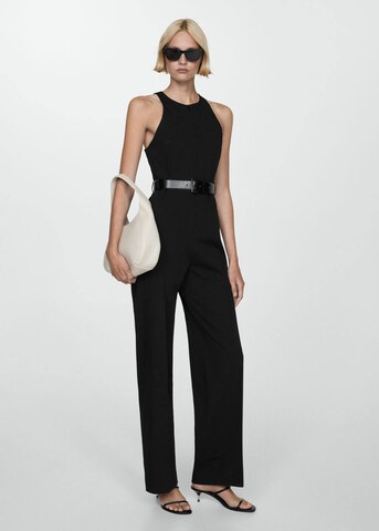 MANGO Jumpsuit in Schwarz: Vorderseite