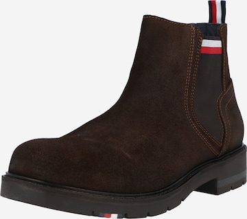 TOMMY HILFIGER Chelsea Boots in Braun: front
