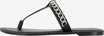 DreiMaster Vintage T-bar sandals 'Boline' in Black / Silver, Item view