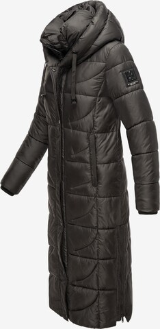 NAVAHOO Χειμερινό παλτό 'Waffelchen' σε μαύρο