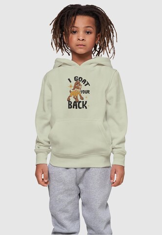 ABSOLUTE CULT Sweatshirt 'I Goat Your Back' in Grün: Vorderseite
