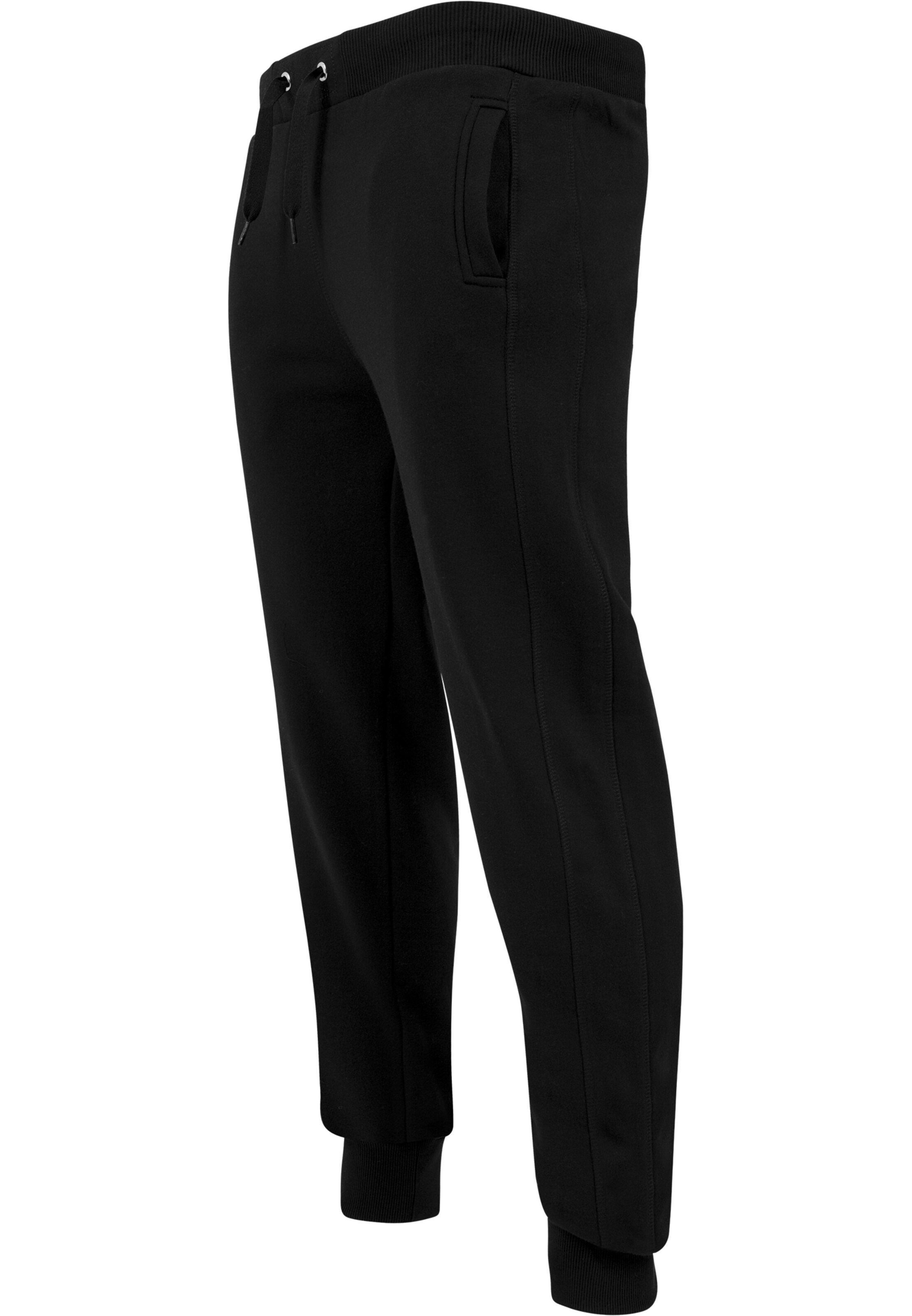 Urban Classics Tapered Broek in Zwart