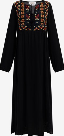 usha FESTIVAL Dress in Black: front