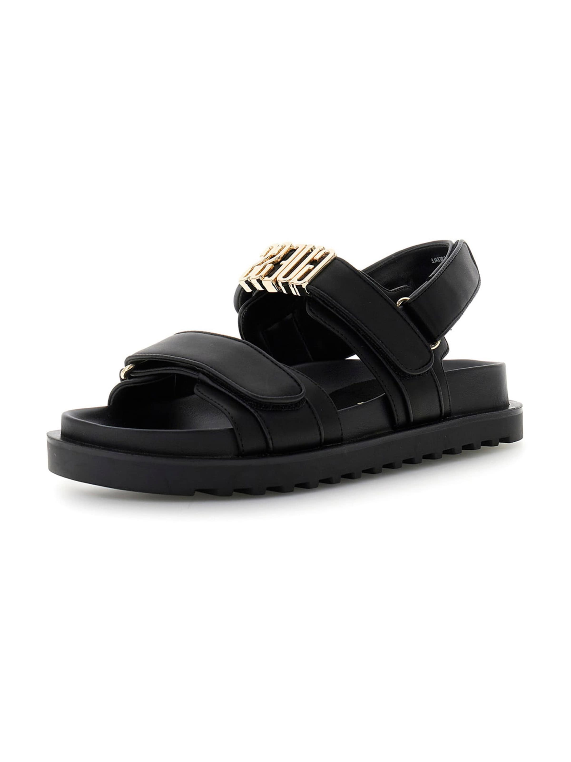 GUESS Sandale 'FABELIS' in Schwarz: Vorderseite