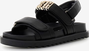 GUESS Sandaalit 'FABELIS' värissä musta: etupuoli