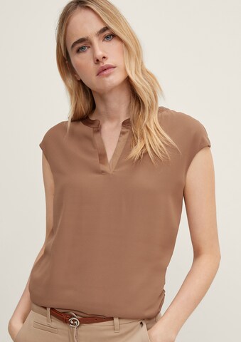 SANETTA Bluse i brun: forside