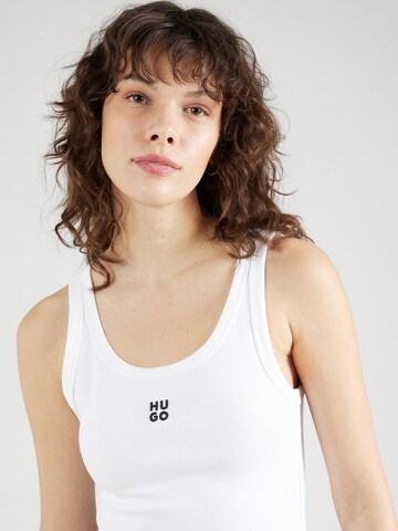 HUGO Top 'Datamia' in White