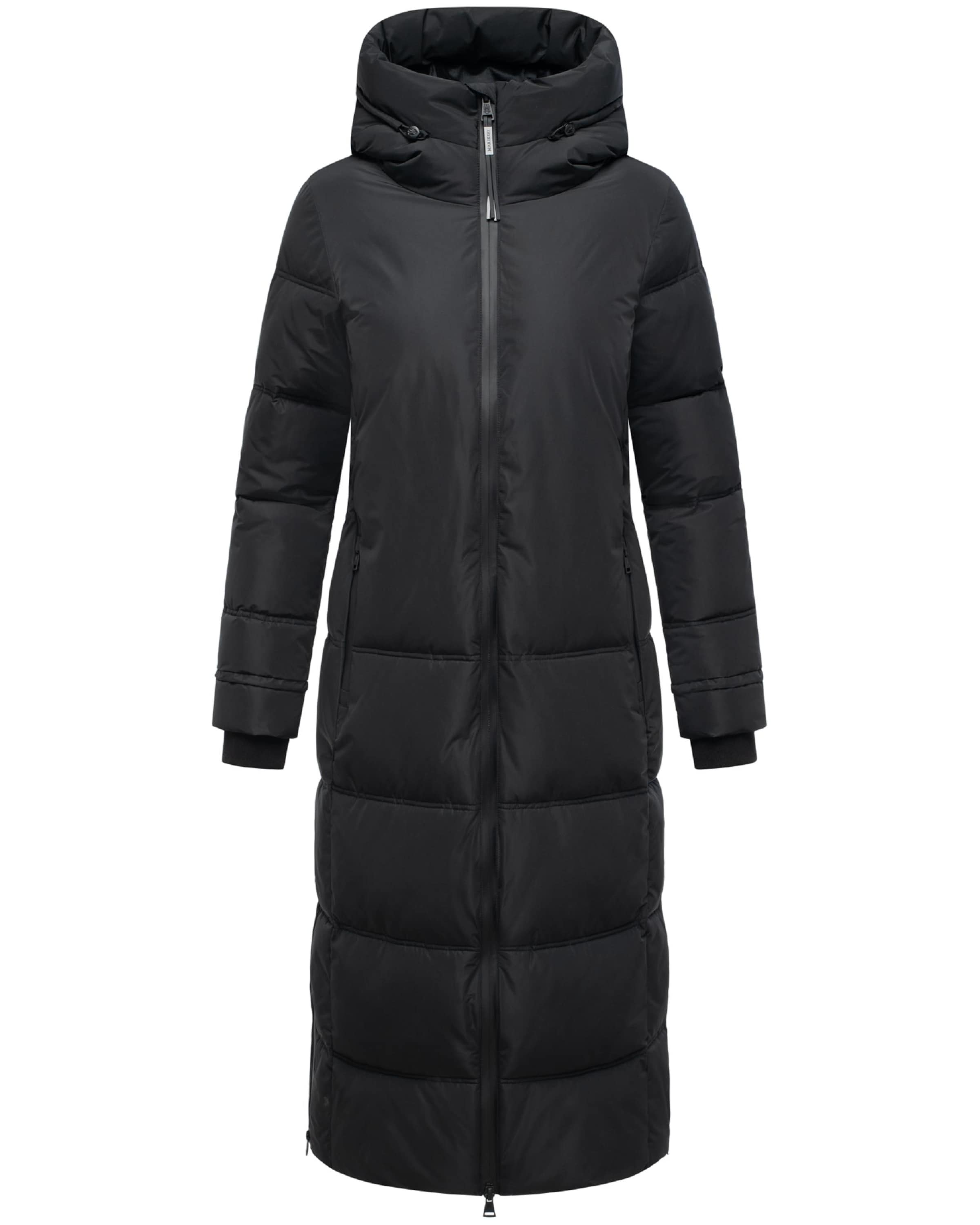 MARIKOO Zimný kabát 'Honiaa XVI' - Čierna: predná strana