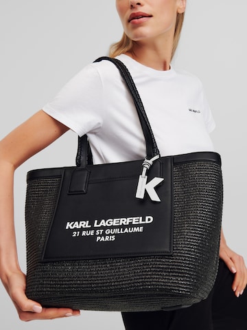 Karl Lagerfeld Handtas in Zwart: voorkant