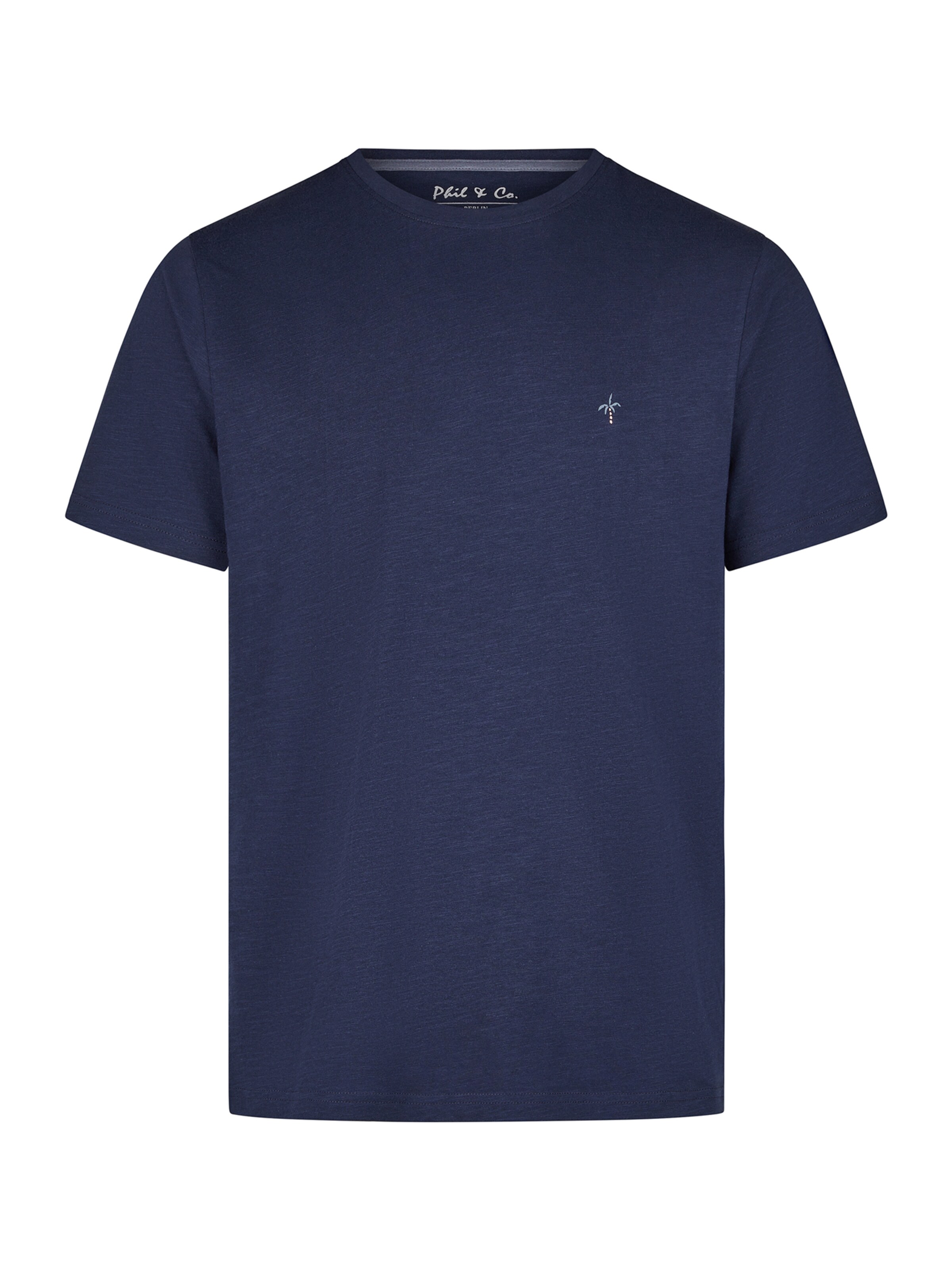 Phil & Co. Berlin Pajama short 'Lounge Dreams' in Blue