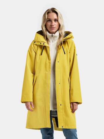 Parka mi-saison Didriksons en jaune : devant