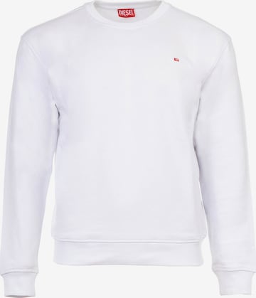 Sweat-shirt DIESEL en blanc : devant